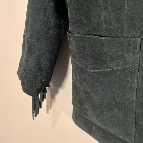 D&co black suede fringed jacket - Picture 4 of 4